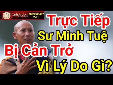 🔴 Trực Tiếp Sư Thích Minh Tuệ Bị Cản Trở Trên Đường Tu Tập Đi Ấn Độ Vì Sao ? Luật Sư Vlogs