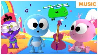 Watch GooGoo's Fun Art Adventure! | Musical Adventures & Vehicles for Kids | Exploring Music Sounds
