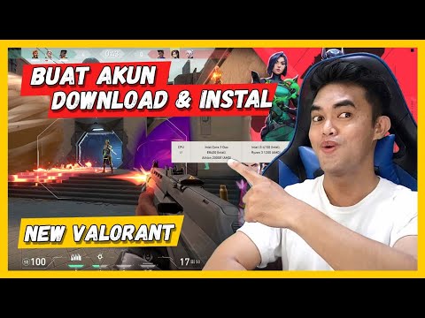 Tutorial Download, Instal, Buat Akun Game Valorant Terbaru 2025 | Sampai Bisa Main