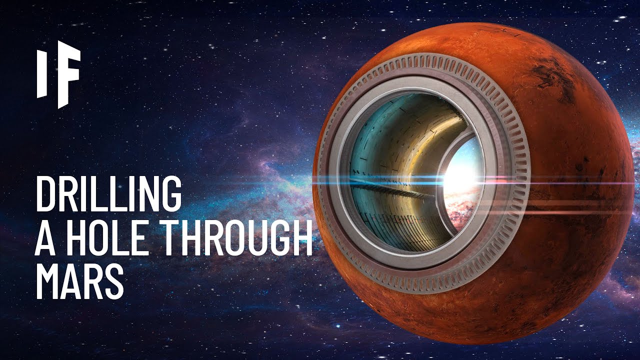 What If We Drilled a Hole Through Mars?