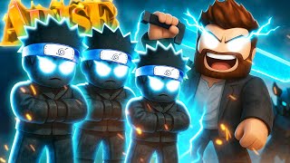 J'INVOQUE des OMBRES NARUTO dans SOLO LEVELING sur CROSSOVER ARISE  !! (Roblox)