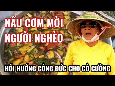 CÔ CƯỜNG MẤT! GIA ĐÌNH NẤU CƠM PHÁT CHO LAO ĐỘNG NGHÈO HỒI HƯỚNG CÔNG ĐỨC CHO CÔ CƯỜNG 20/7/2025