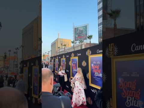 Walk the Red Carpet with me for Focus Feature’s “Song Sung Blue” In Hollywood, ca@FocusFeatures