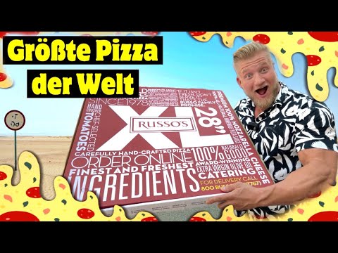 Ich TESTE & VERSCHENKE die größte PIZZA der WELT in Dubai