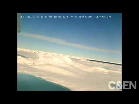 Time lapse video from a buoy in the Arctic Ocean