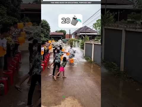 He Tried to Stop a Bike With Buckets of Water