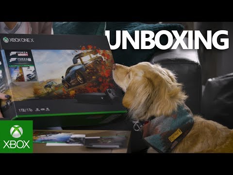 Unboxing Xbox One X Forza Horizon 4 Bundle (Dog Not Included)