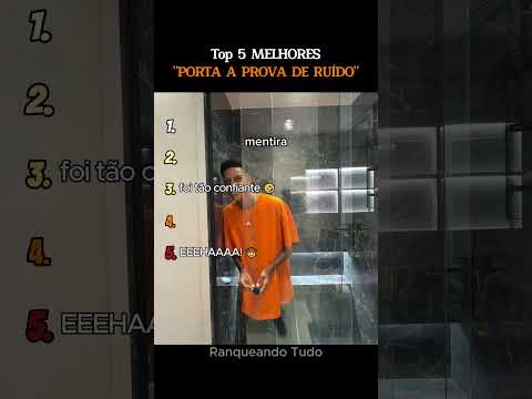 Top 5 MELHORES "PORTA A PROVA DE RUÍDO"!
