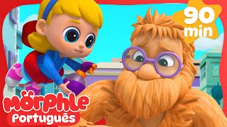 Papai se Transforma num Bicho! 🐻 MARATONA DO MORPHLE! 🔴 Desenhos Animados Infantis