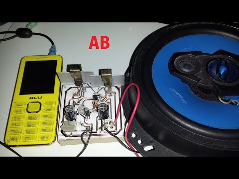 Como Fazer Amplificador de Áudio Classe AB Caseiro