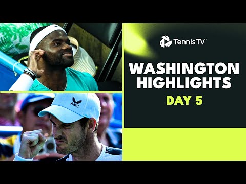 Fritz Battles Murray; Tiafoe, Monfils Play | Washington 2023 Day 5 Highlights