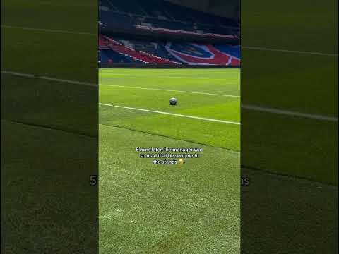 I Accidentally Kicked The Ball Into The Field At The PSG Stadium, And This Happened.. #shorts #funny