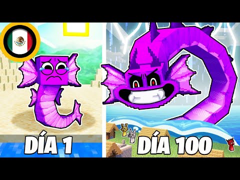 ¡Sobreviví 100 DÍAS en la ISLA SPRUNKI en Minecraft HARDCORE!