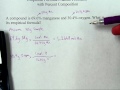 Empirical Formula and Percent Composition
