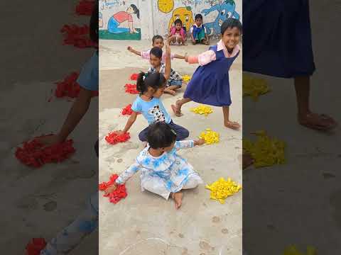 #Lal pila ki jankari phoolon se Kiya Gaya#mind balance game#ytshortsvideo #ytviral