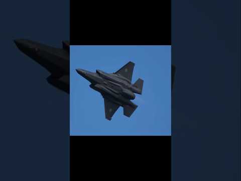 日本の航空自衛隊独自の面白機動 水平尾翼をよく見よう。パタパタとバタ足で進むような可愛らしさ ハイアルファターン