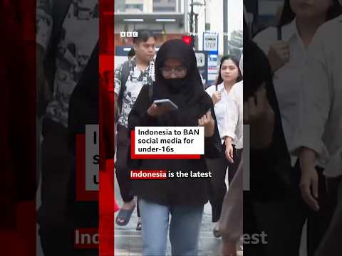Indonesia to ban social media for under-16s. #Indonesia #SocialMedia #BBCNews