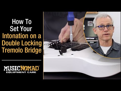 How to Set your Guitar Intonation on a Double Locking Tremolo i.e. Floyd Rose. Easy Step-by-Step.