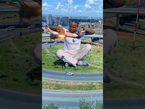 Giant catches a plane. But it’s a bit harder this time around  #Dankitpro  #comedy #nairobi #funny