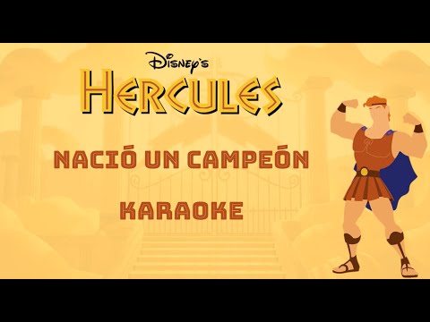 Nació un campeón| Hércules | Karaoke 🏆