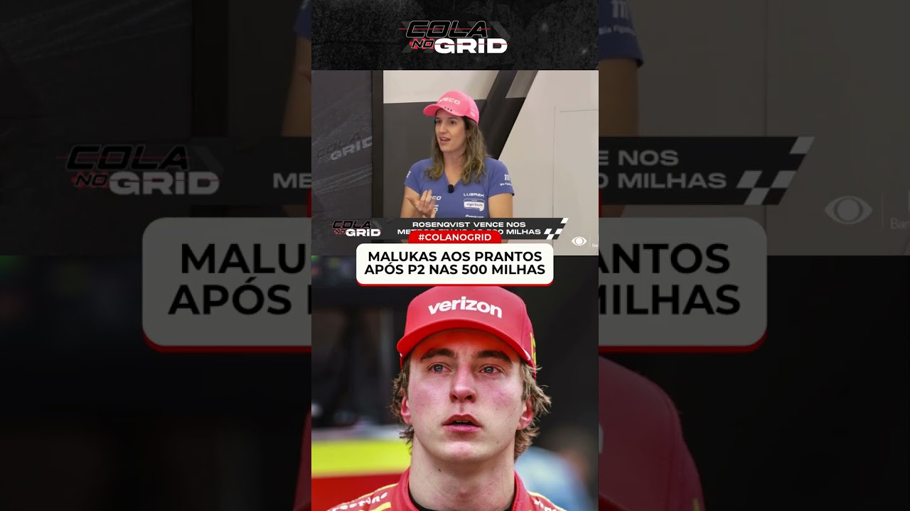 Malukas aos prantos após P2 nas 500 milhas