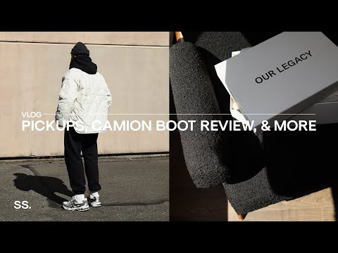 VLOG | Fall Pickups, Our Legacy Camion Boot Review, & Life Lately in Seattle