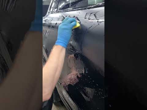 Оклейка двери цветным полиуретаном. Некоторые нюансы работы