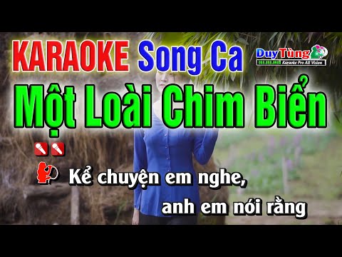 Karaoke || Một Loài Chim Biển – Song Ca  || Nhạc Sống Duy Tùng