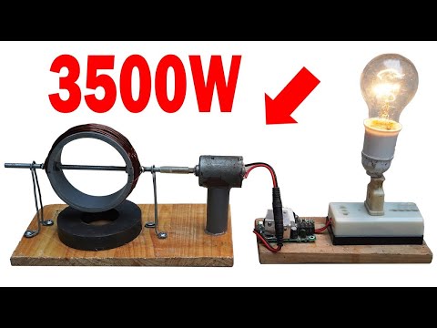 FREE Electricity FOREVER with This DIY PERMANENT Generator!