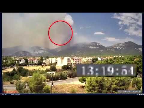 Η ραγδαία εξέλιξη της πυρκαγιάς στην Πάρνηθα μέσα σε μισή ώρα