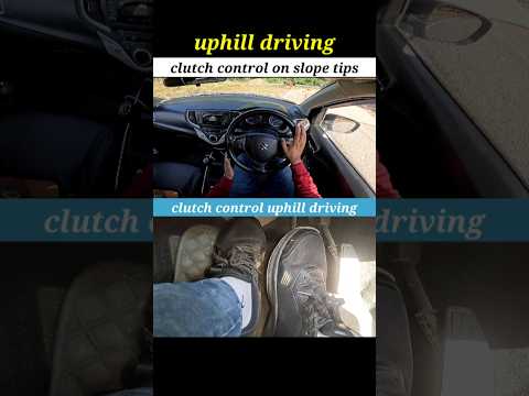 clutch control on slope tips #shorts #youtubeshorts #driving #shortsfeed