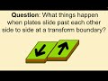 Exploring Transform Plate Boundaries