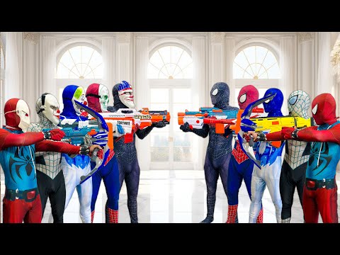 PRO 6 SPIDER-MAN Team (2024) || SUPERHERO Become Fake Bad Guy Team ( Live Action )