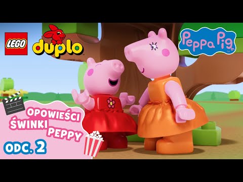 Zabawa chowanego w ogrodzie 🙈🌳🌻| Opowieści świnky Peppy | LEGO DUPLO