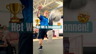 MIJN EERSTE BATTLE op het WK! 😱💥 #baileyfreestyle #voetbal #freestyle #wk #nederland #shorts