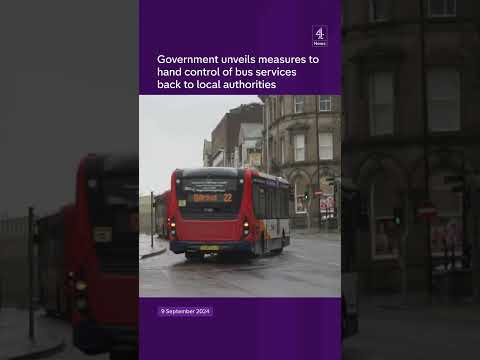 Government unveils measures to hand control of bus services back to local authorities