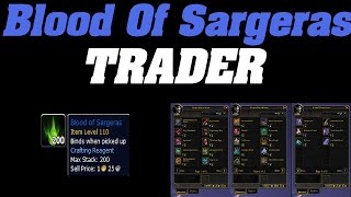 blood of sargeras trader - Youtube video downloader online