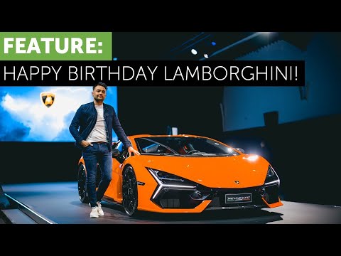 Every Lamborghini model ever made at Silverstone birthday party!