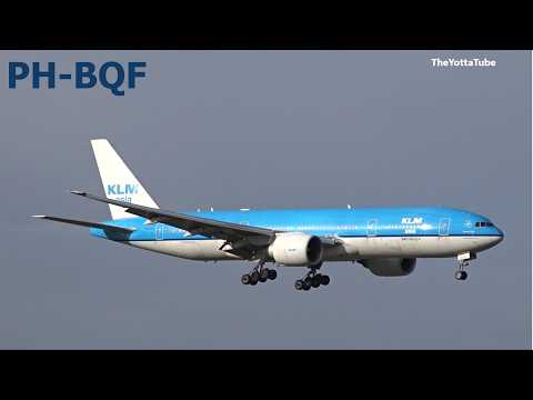 KLM Asia - Boeing 777-200 ER - Lands at 06 AMS (PH-BQF)