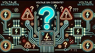 Puede haber voltaje sin corriente? analicemos
