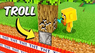 Cómo TROLLEAR a tus AMIGOS en Minecraft 😂⛏️ 5 TRAMPAS 100% INVISIBLES 🌚