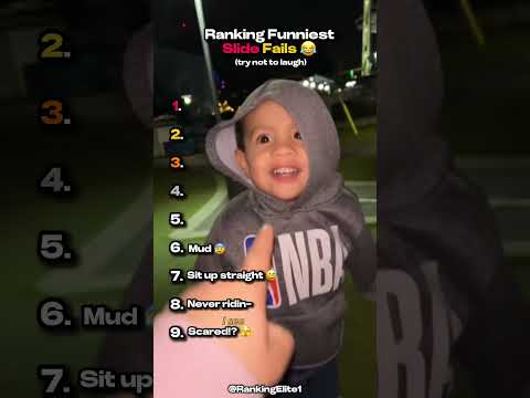 Ranking Funniest Slide Fails 😂 #shorts #ranking