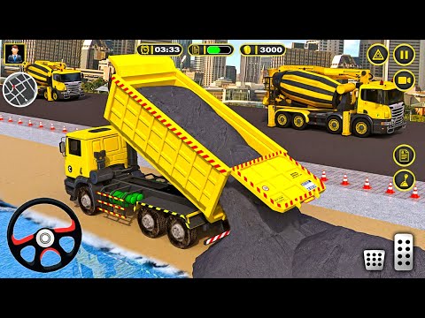 Heavy Excavator Simulator 2025 - City Construction Road Builder - Android Gameplay