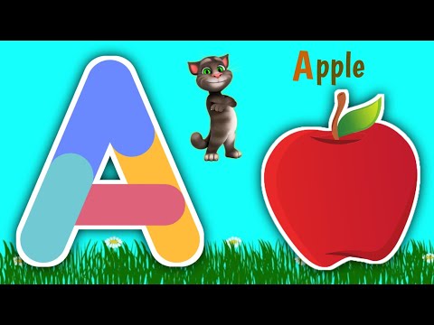 The ABCD phonic song - Toddlers learning video - A for apple b for ball c for cat | phonics song