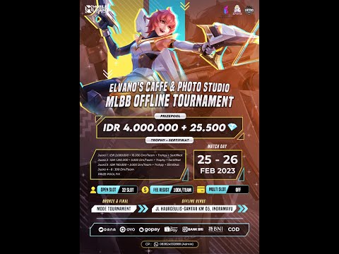 FINAL MATCH Hydra Vs Botak Esport ELVANO'S CAFFE & PHOTO STUDIO MLBB TOURNAMENT