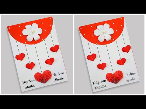 💕 Tarjeta DIY San Valentín 💝 Easy Valentine's gift 🌟 Tarjeta para mi novio 🌷