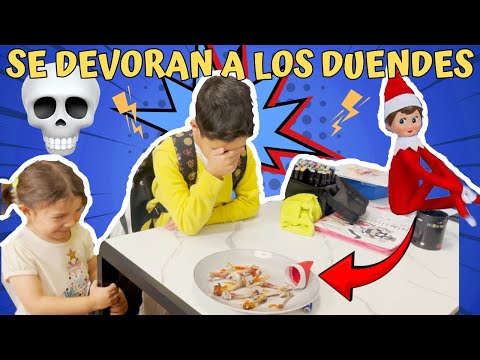 BROMA A NUESTROS HIJOS SE DEVORAN A LOS DUENDES 😂 VLOGMAS DIA 6🎄🎅🏼