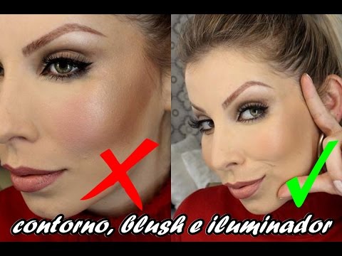 COMO APLICAR CONTORNO, BLUSH E ILUMINADOR, #MakeSemMistério