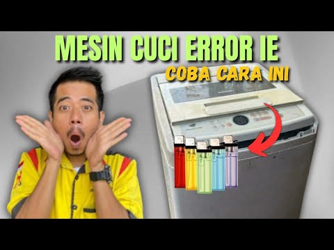 MESIN CUCI SAMSUNG ERROR IE...COBA CARA INI❗❗