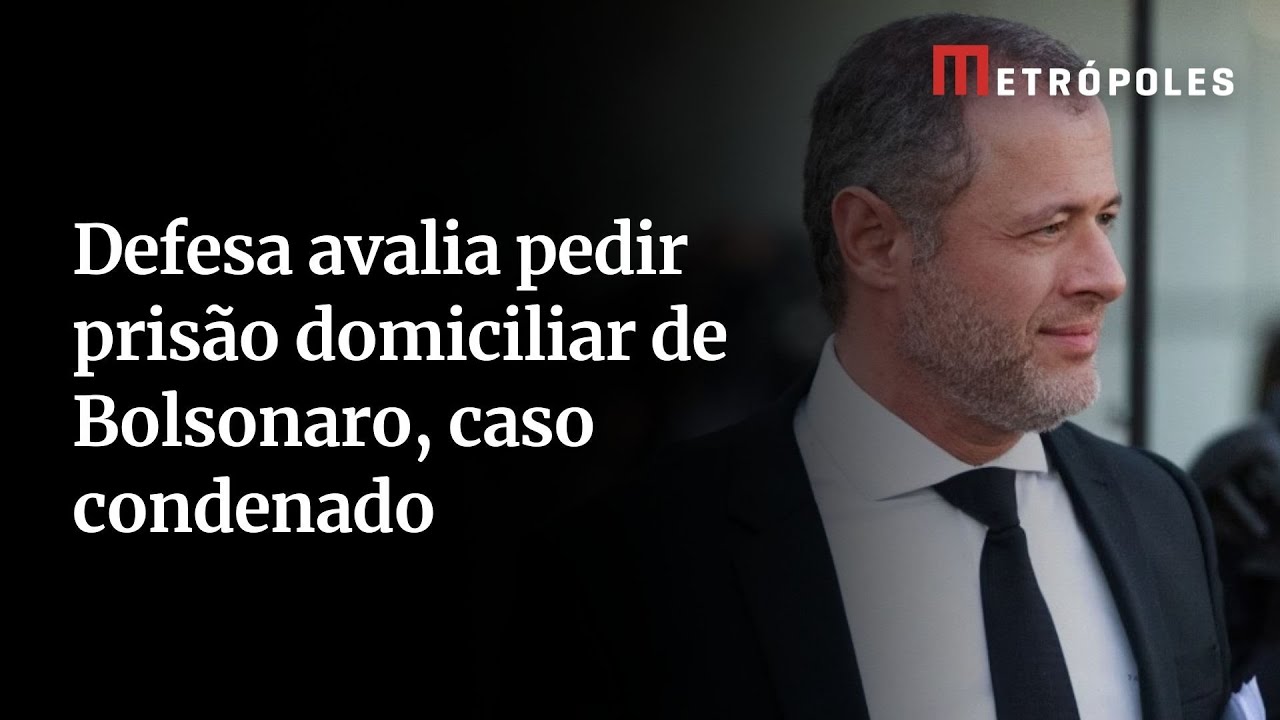 Defesa avalia pedir prisão domiciliar de Bolsonaro caso condenado